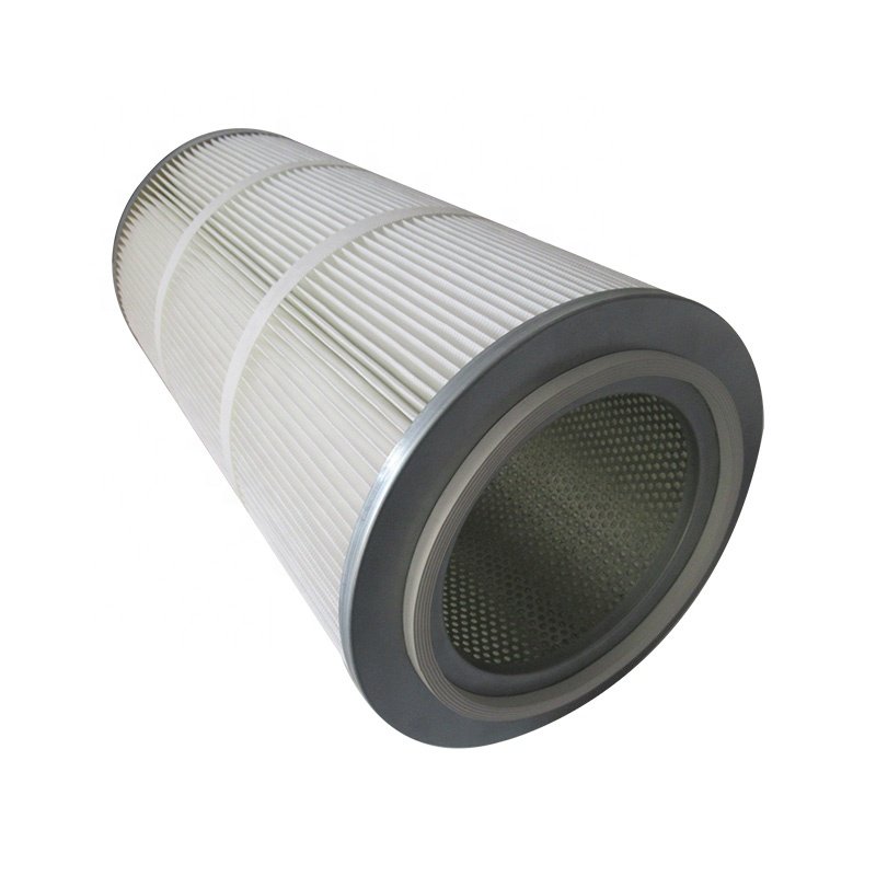 TOPEP Factory Dust Filter Cartridge Waste Gas Treatment Pleated Cartridge Filter Non Woven Antistatic Filter Cartridge