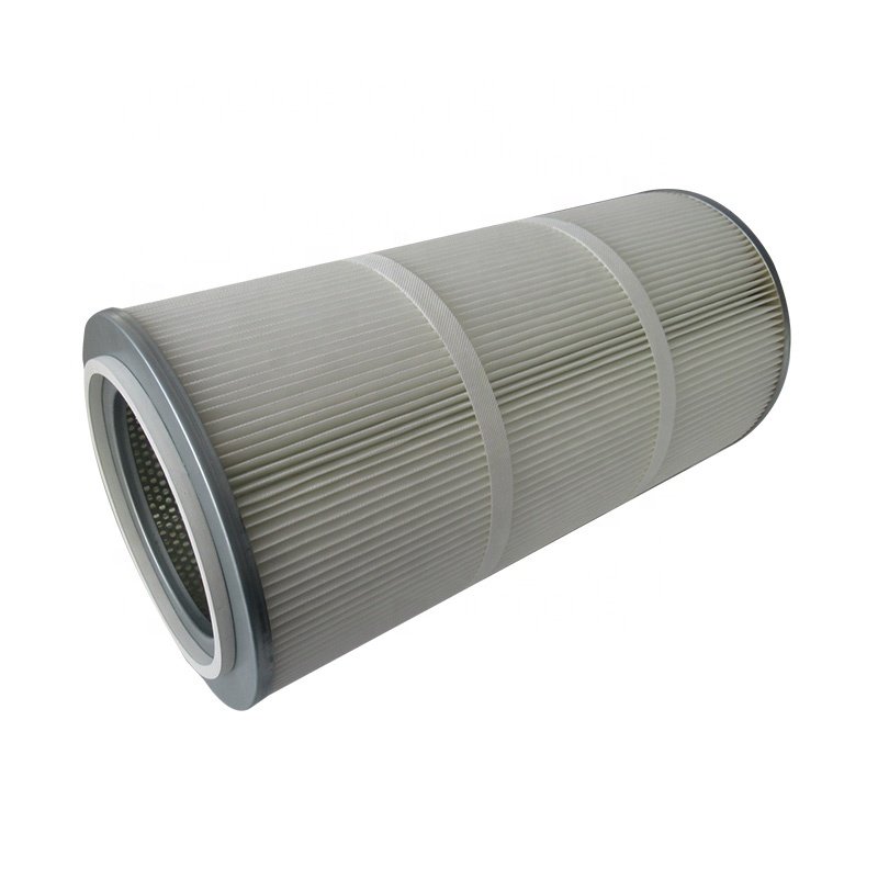 TOPEP Factory Dust Filter Cartridge Waste Gas Treatment Pleated Cartridge Filter Non Woven Antistatic Filter Cartridge