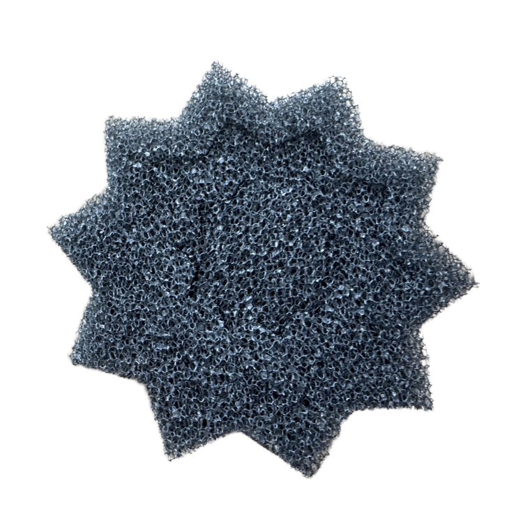 High Quality Custom Star Shape Filter Sponge Strong Permeability Polyurethane Material for Air Water Filters Pump Core Component