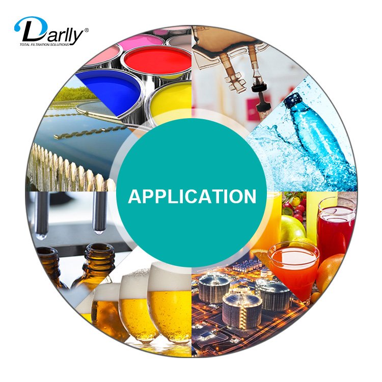 Darlly 0.2 Micron Filter Hydrophobic PTFE Filter Membrane Vent Air Filters With Low Pressure Drop for Corrosive Gas Filtration