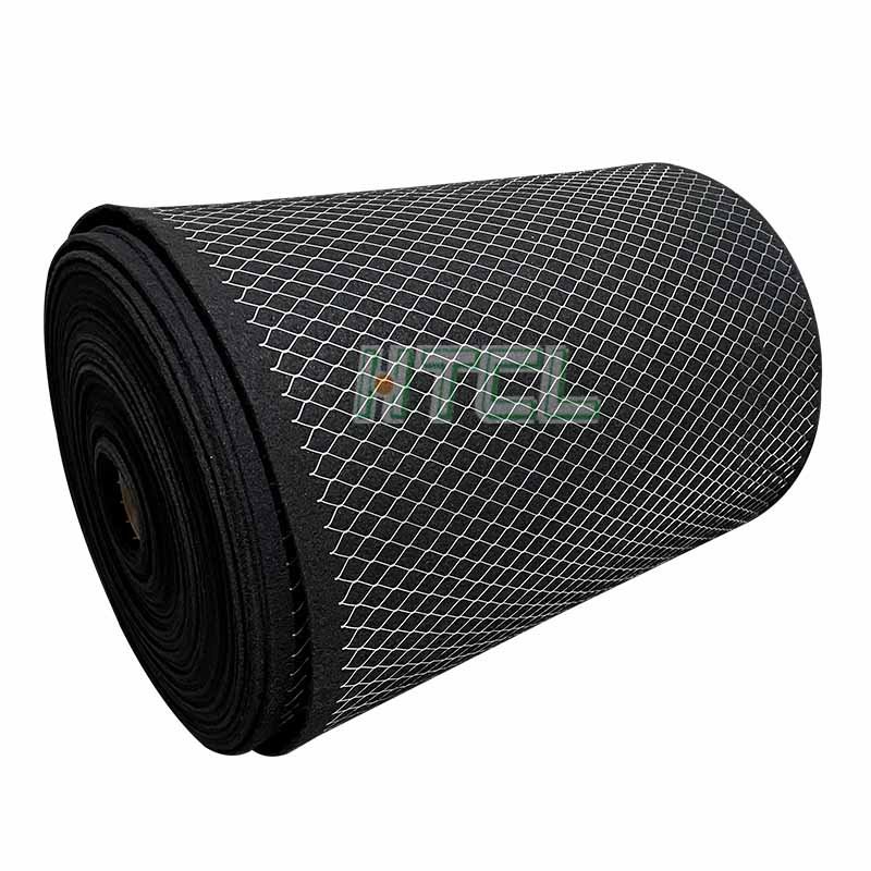 Hot Sale Activated Carbon Ventilation Pre-filter Laminated Mesh air Filter Media Roll air Conditioning System