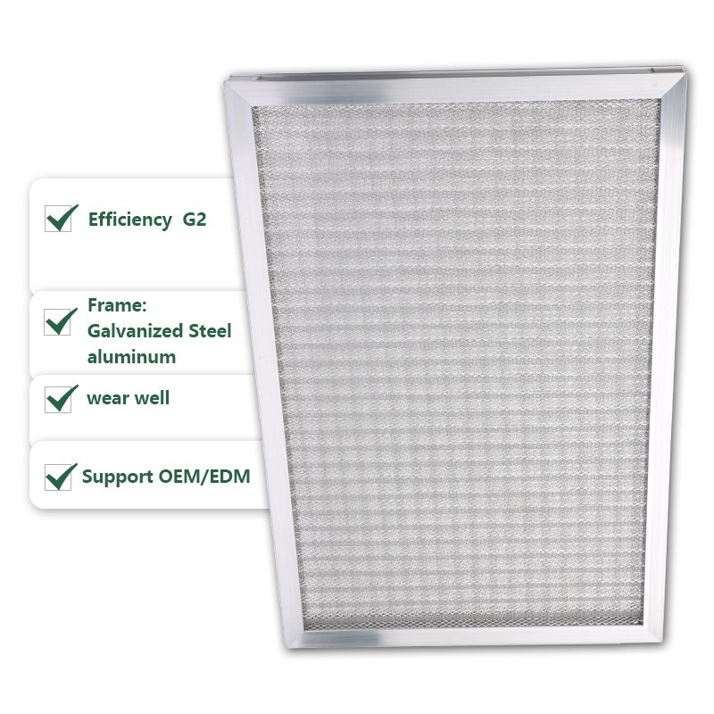 Powerful Manufacturer Air Conditioning Ventilation Metal Aluminum Mesh Primary Filter Aluminium air for HVAC