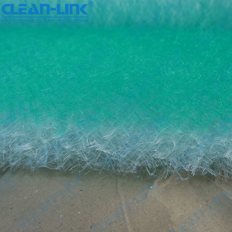 Factory Auto Spray Booth Air Filter Paint Stop Fiberglass Media Floor Filter Rolls