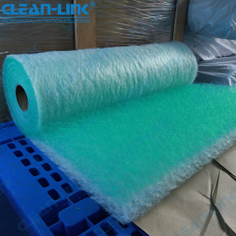 Factory Auto Spray Booth Air Filter Paint Stop Fiberglass Media Floor Filter Rolls