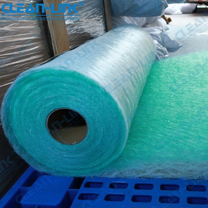 Factory Auto Spray Booth Air Filter Paint Stop Fiberglass Media Floor Filter Rolls