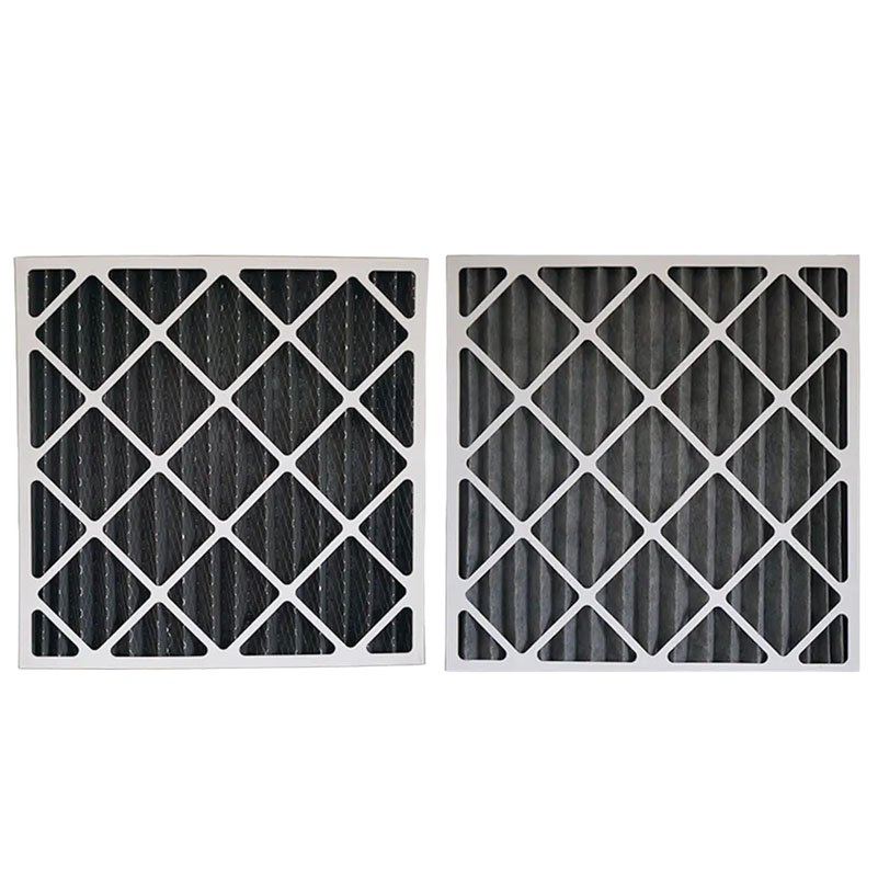 New Design Activated Carbon Filter 12x12x1 20x20x1 20x25x4 21x21x1 Cardboard Pleat Panel Ceiling Filter