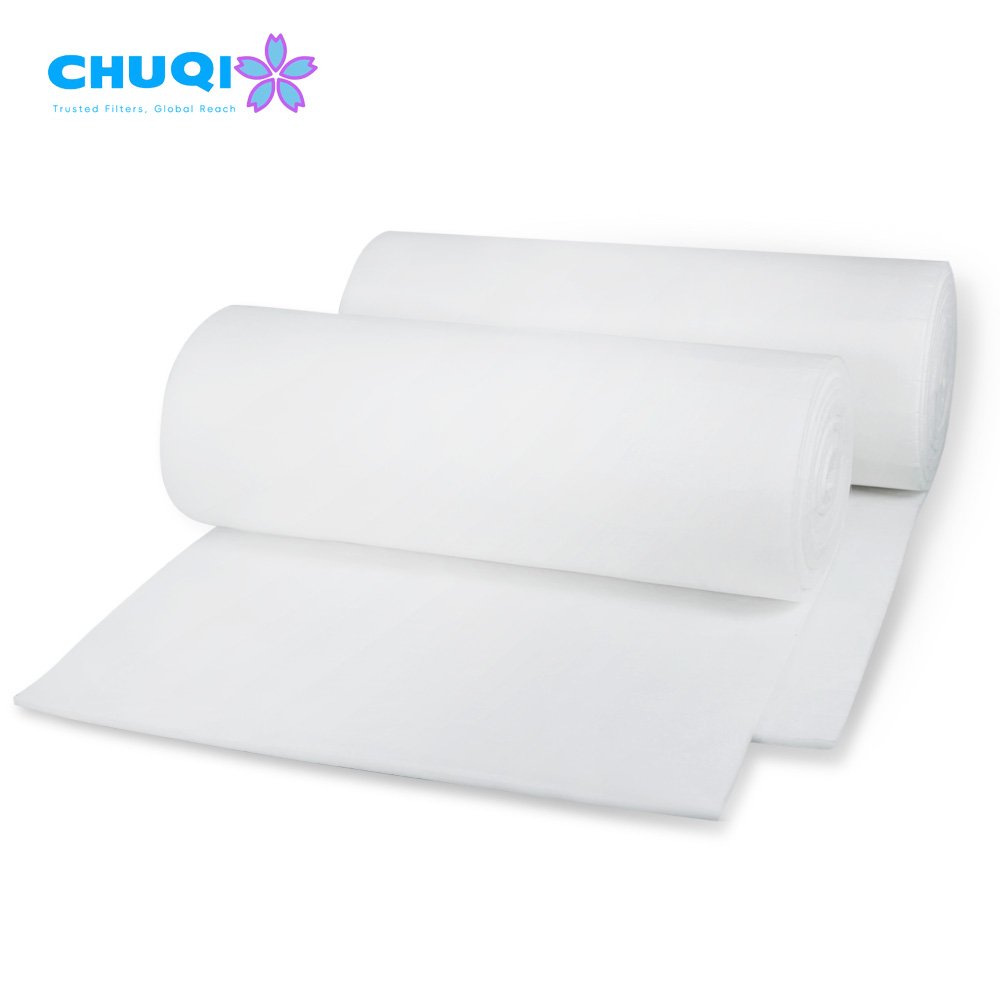 High Flame Retardant Air Purification Filter Cotton Spray Paint Room Ceiling Filter Medium F5 M5 for Deep Filtration