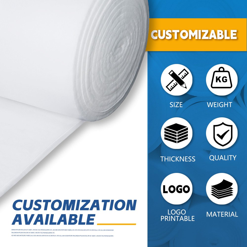 High Flame Retardant Air Purification Filter Cotton Spray Paint Room Ceiling Filter Medium F5 M5 for Deep Filtration