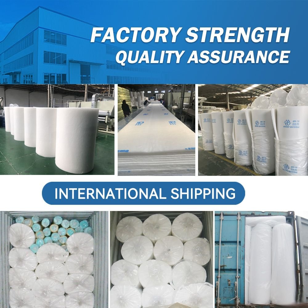 High Flame Retardant Air Purification Filter Cotton Spray Paint Room Ceiling Filter Medium F5 M5 for Deep Filtration