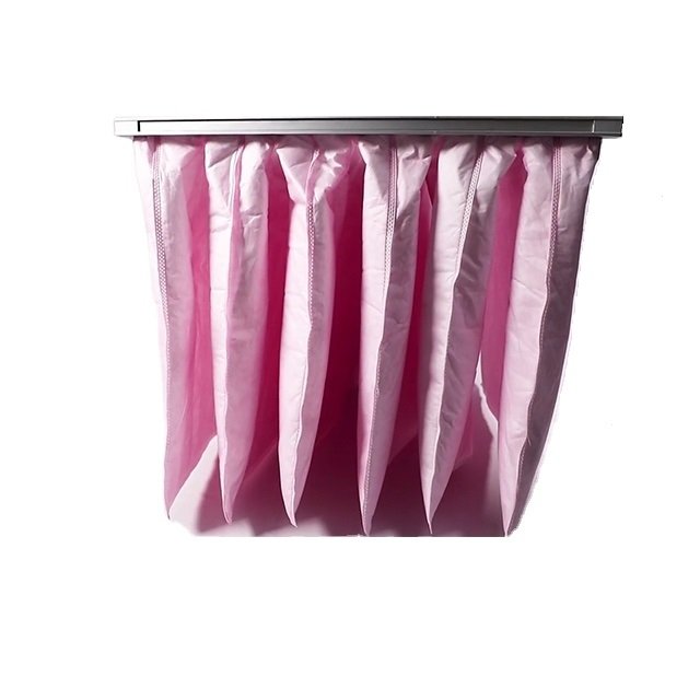 Bag Medium Synthetic Fiber Filter F6 F7 F8 Filter Fiberglass Pocket Air Filter