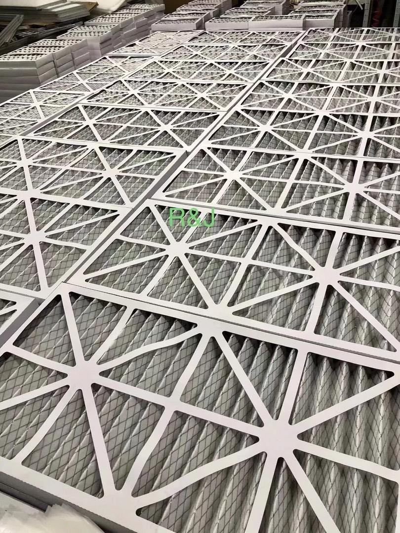 20x20x1 Air Filter Cardboard Frame Merv 8 Merv 11 F6 F7 AC Furnace Air Filter for Air Conditioning With Factory Price