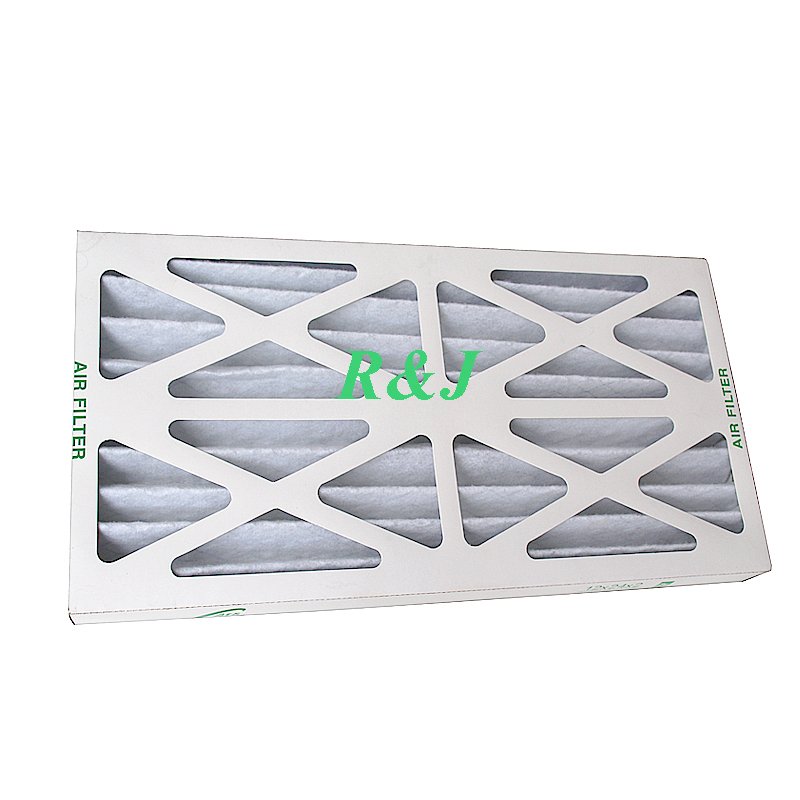20x20x1 Air Filter Cardboard Frame Merv 8 Merv 11 F6 F7 AC Furnace Air Filter for Air Conditioning With Factory Price