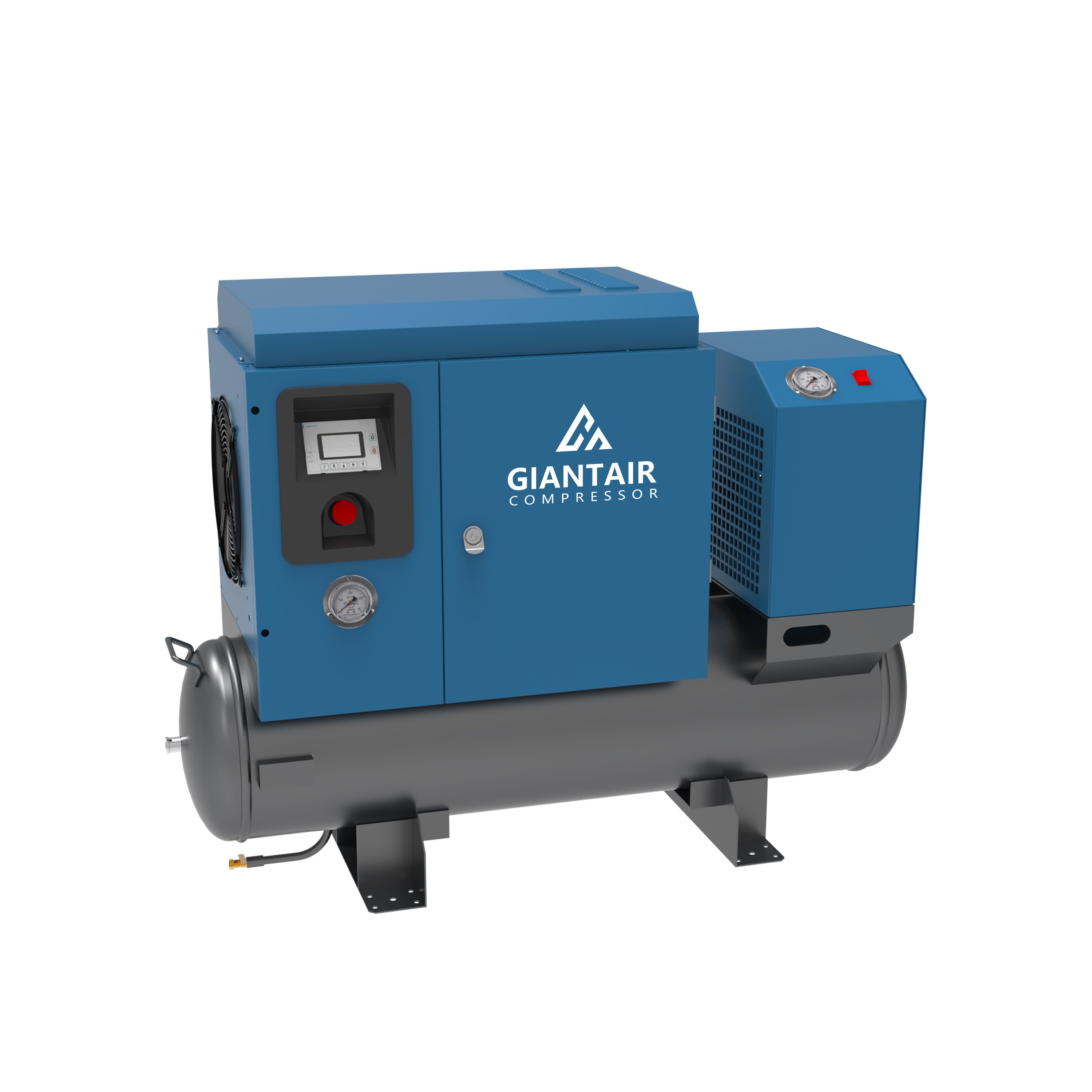 GiantAir Single Phase Screw Compressor for Home Use Compressor Machine Tire Inflator Portable air Compressor