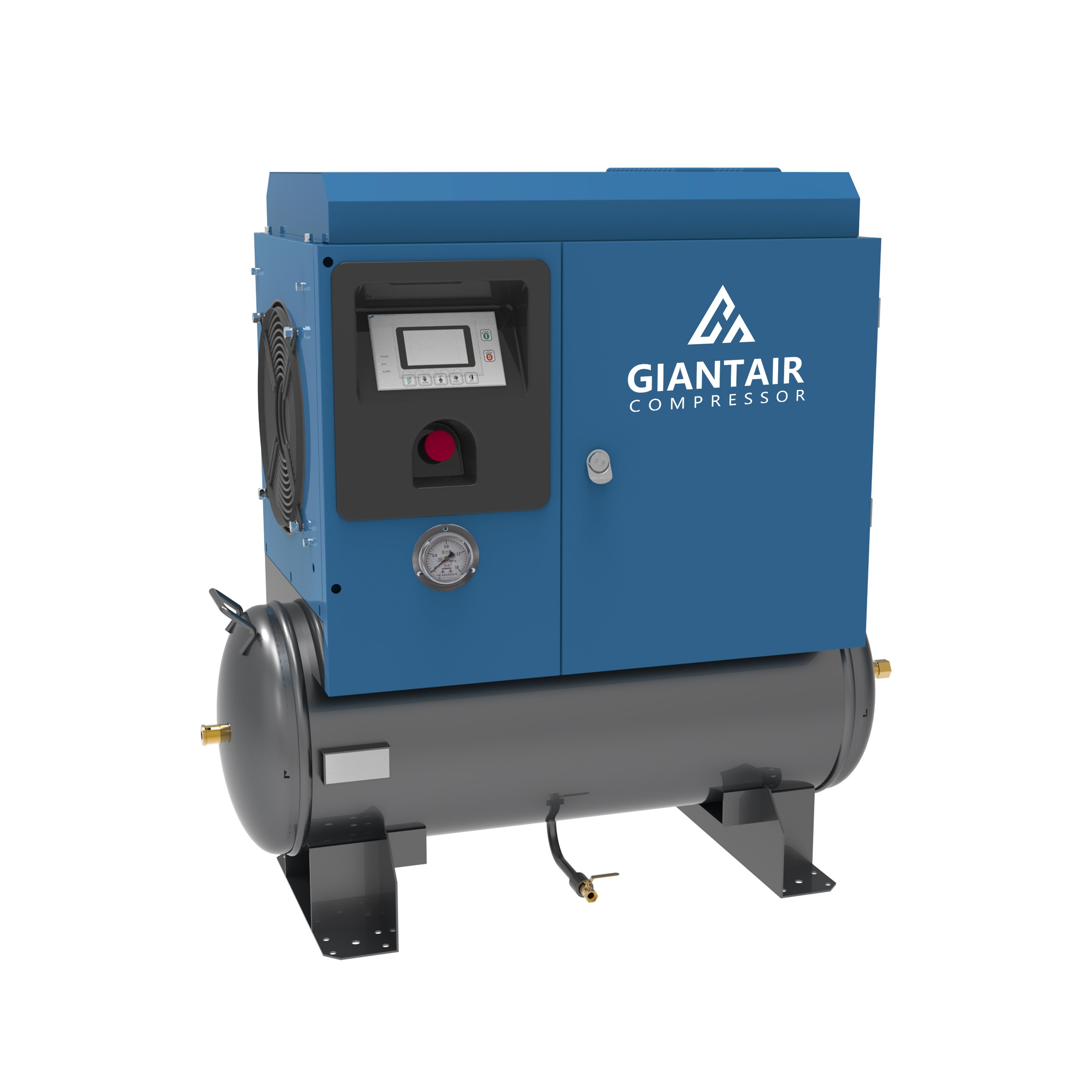 GiantAir Single Phase Screw Compressor for Home Use Compressor Machine Tire Inflator Portable air Compressor