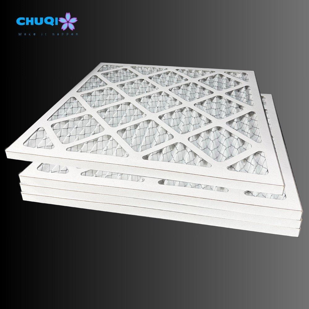 20x20x1 HVAC Filter Cardboard Pleated Panel AC Furnace Pre Air Filter for Ventilation G4 F5 F6 F7 F8 F9 MERV 4 6 8 11 12 13 16