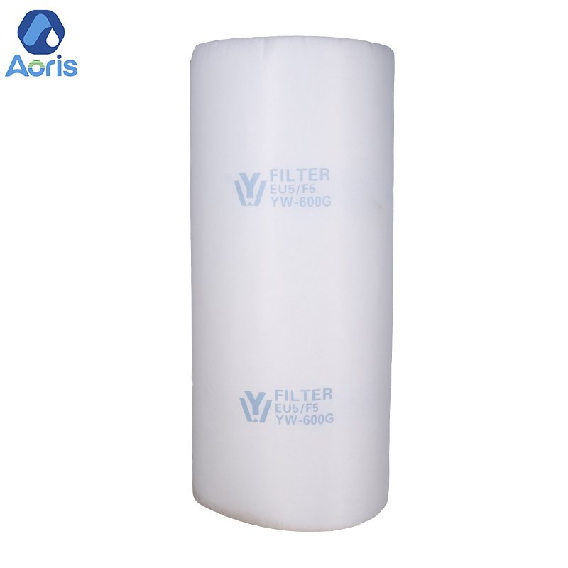 F5 HVAC Filter Media Painting System Ceiling Roof Filter Media Roll