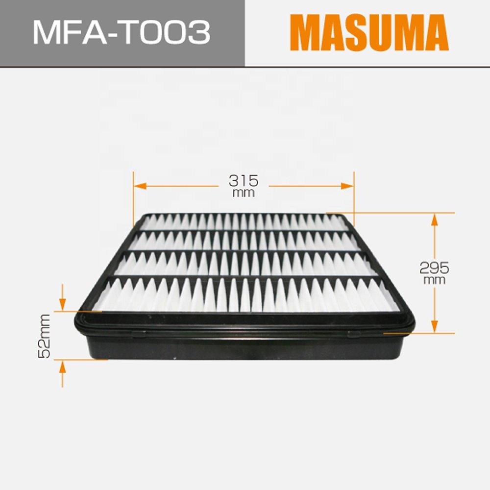 MFA-T003 MASUMA Auto Universal Air Filter 17801-0S010 17801-38030 for LEXUS