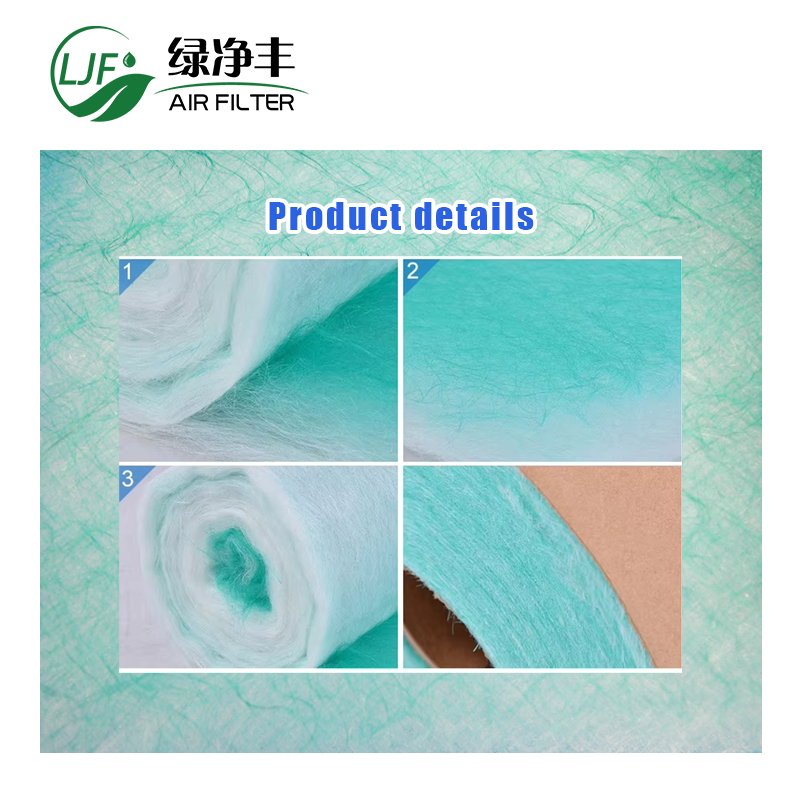 Hot Sale G4 Fiberglass Paint Stop Filter Media Rolls for Painting Booth Spray Paint Booth Type air Filter Roll Floor Filter