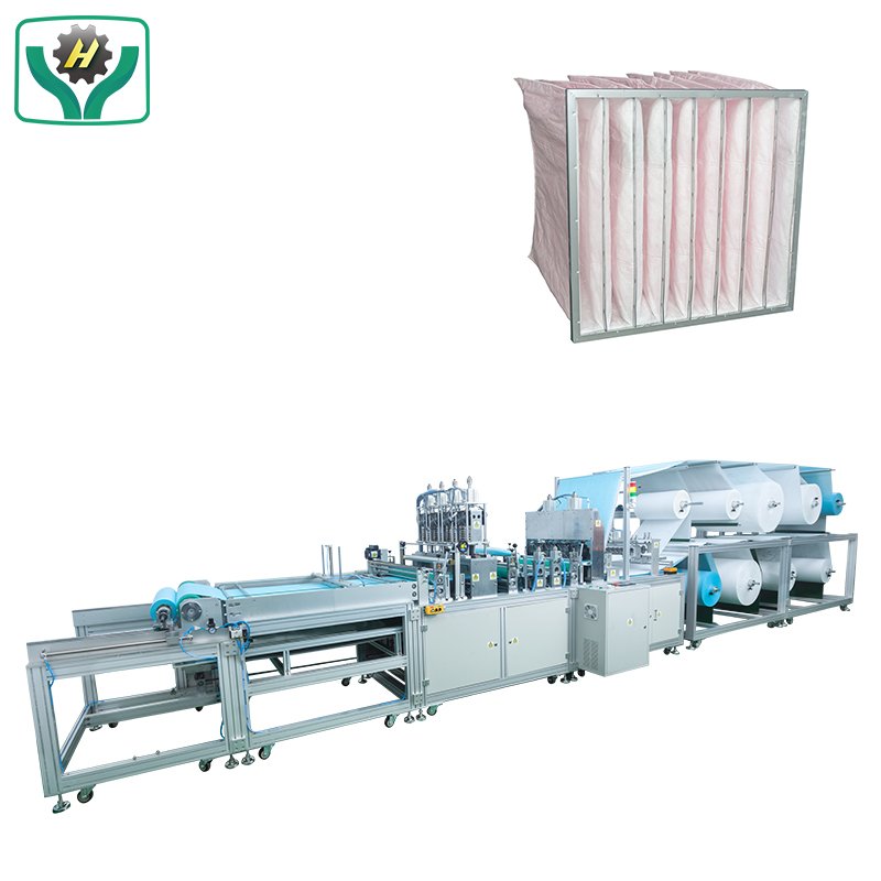 China Factory Automatic Car Air Filter Pocket Making Machine Car Filter Making Machine