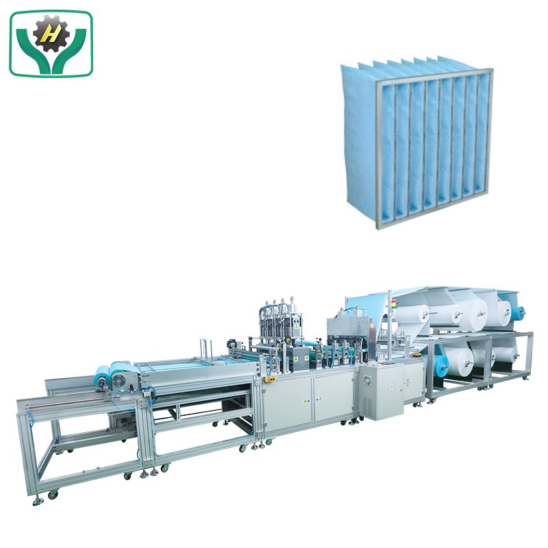 China Factory Automatic Car Air Filter Pocket Making Machine Car Filter Making Machine