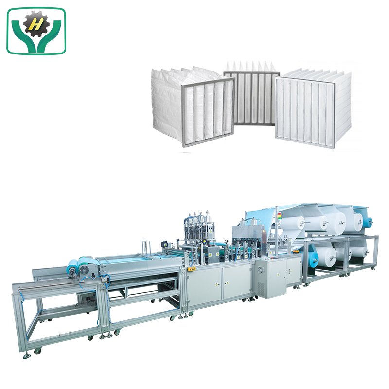 China Factory Automatic Car Air Filter Pocket Making Machine Car Filter Making Machine