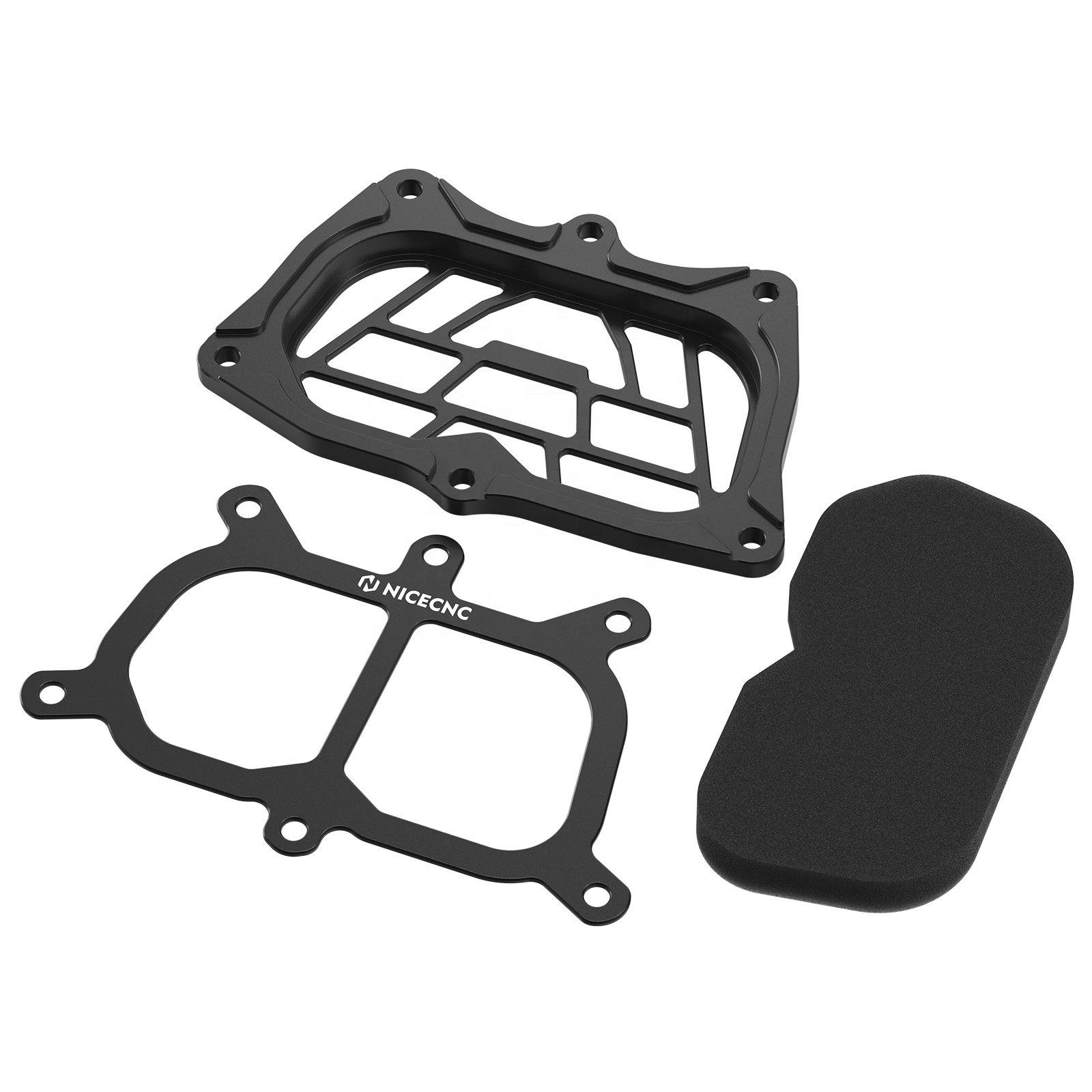 NiceCNC Open Air Box Cover Air Filter with Filter Screen Kit for KTM 125 200 250 390 Duke 2017-2023 390 Adventure 2021-2024