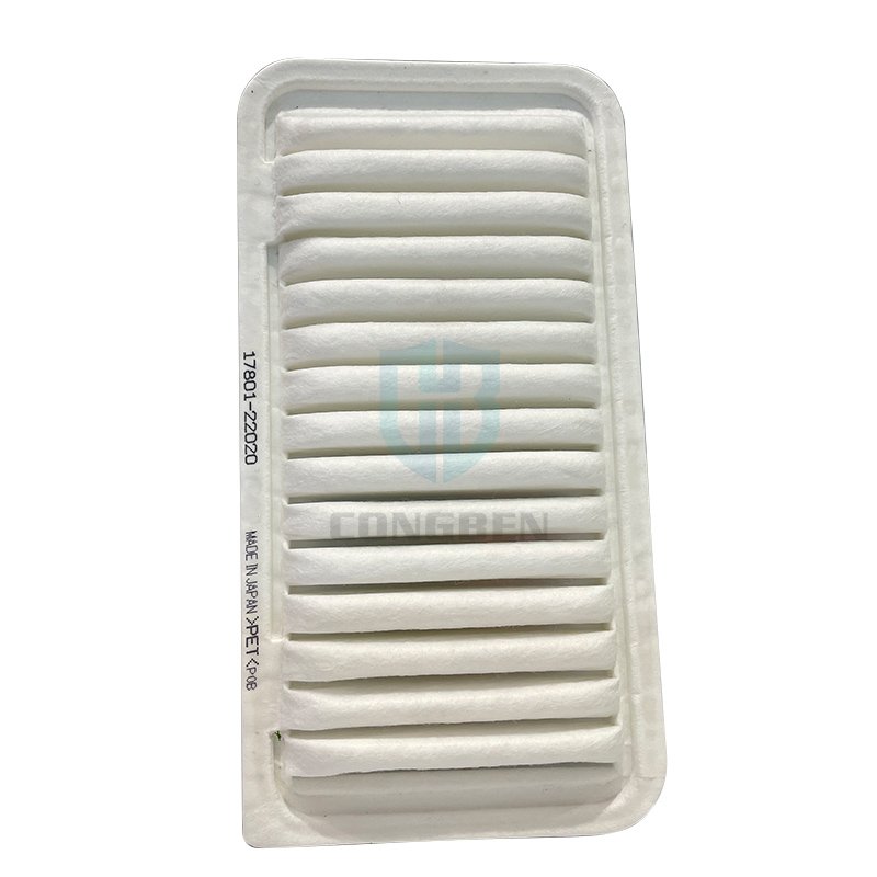 Car Parts China Custom Non-woven Auto Air Filter Air Filtre 17801-22020 Custom Environmental Protection Material Air Filter