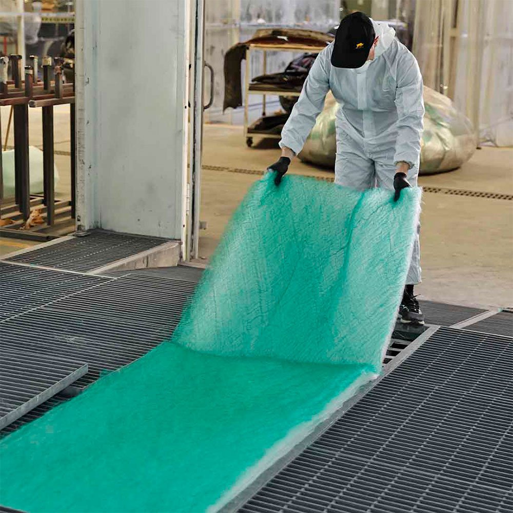 2024 Hot Sale G2 G3 G4 Primary Utility Bottom Filter Fiberglass Spray Booth Filter Air Floor Filter