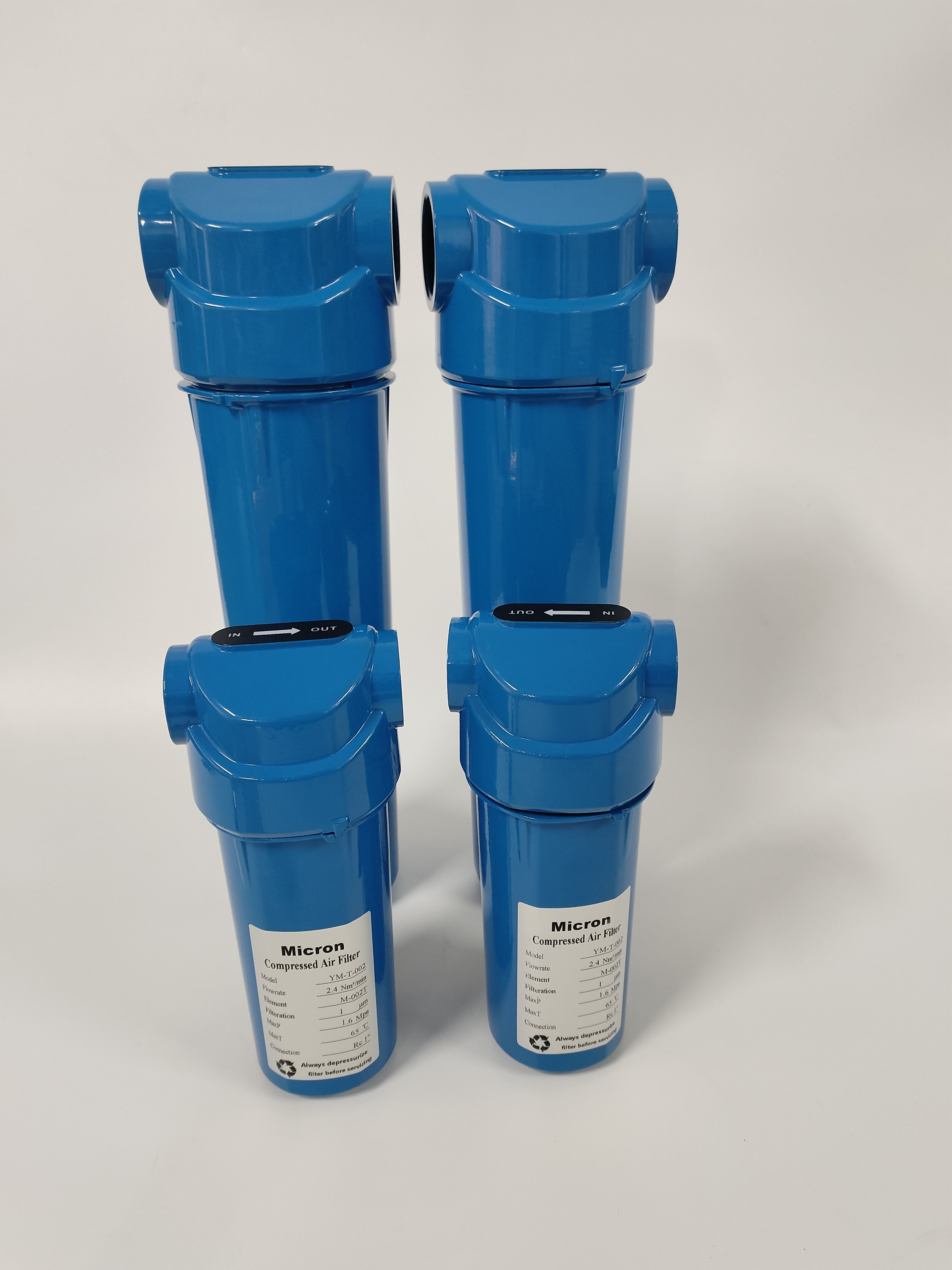 High-Efficiency Compressed Air Filter Element New and Low-Cost Replacement for Manufacturing Factories and Laser Industry