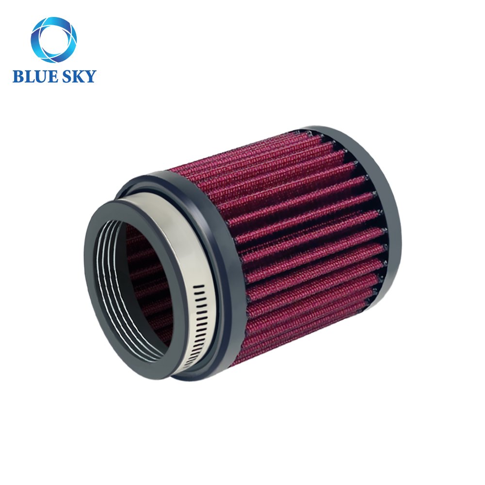 Universal RU-0800 60-63mm Clamp-On Used Cotton Gauze Car Air Filter RU0800