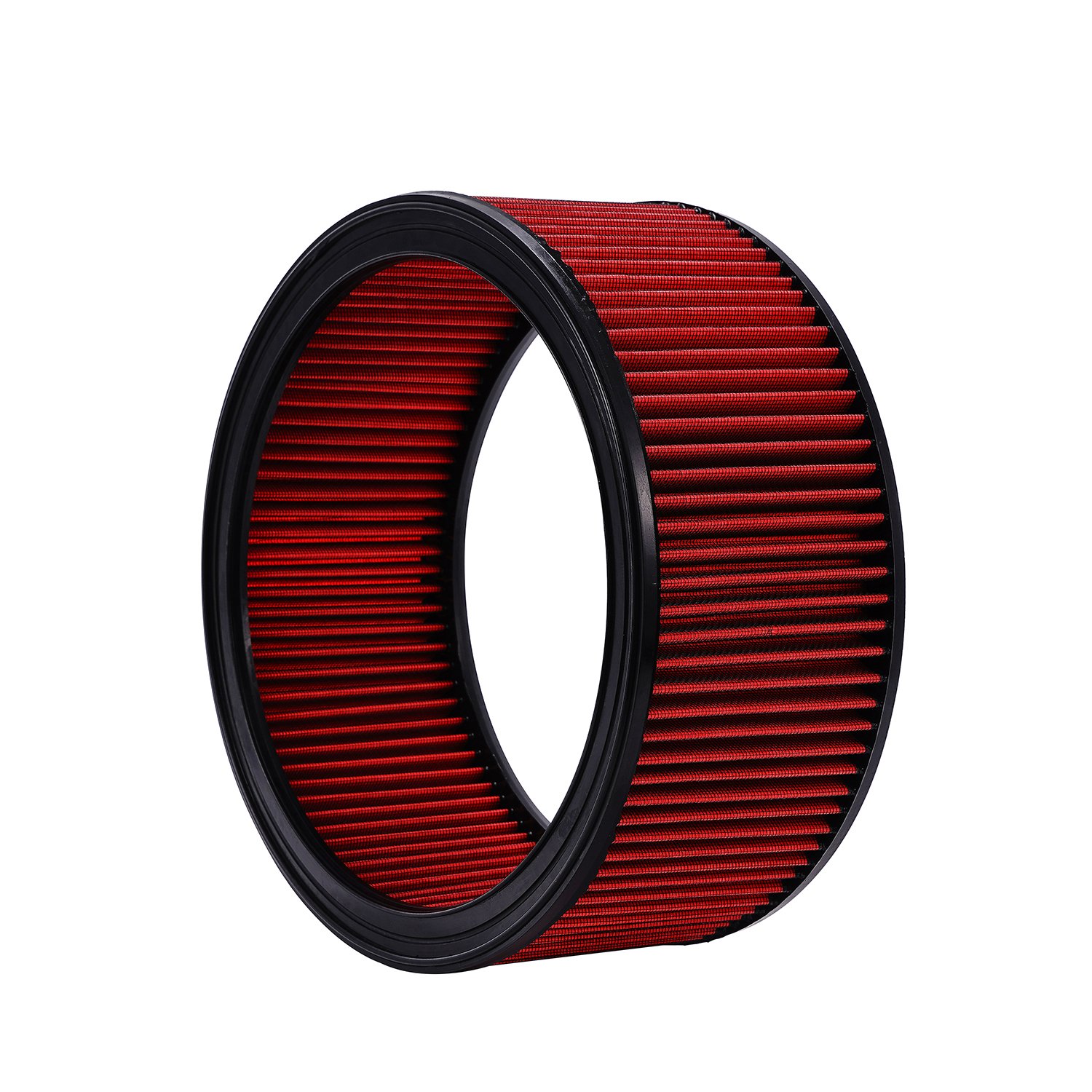 Performance Red High Flow Reusable Round Air Filter Element 14" X 5"