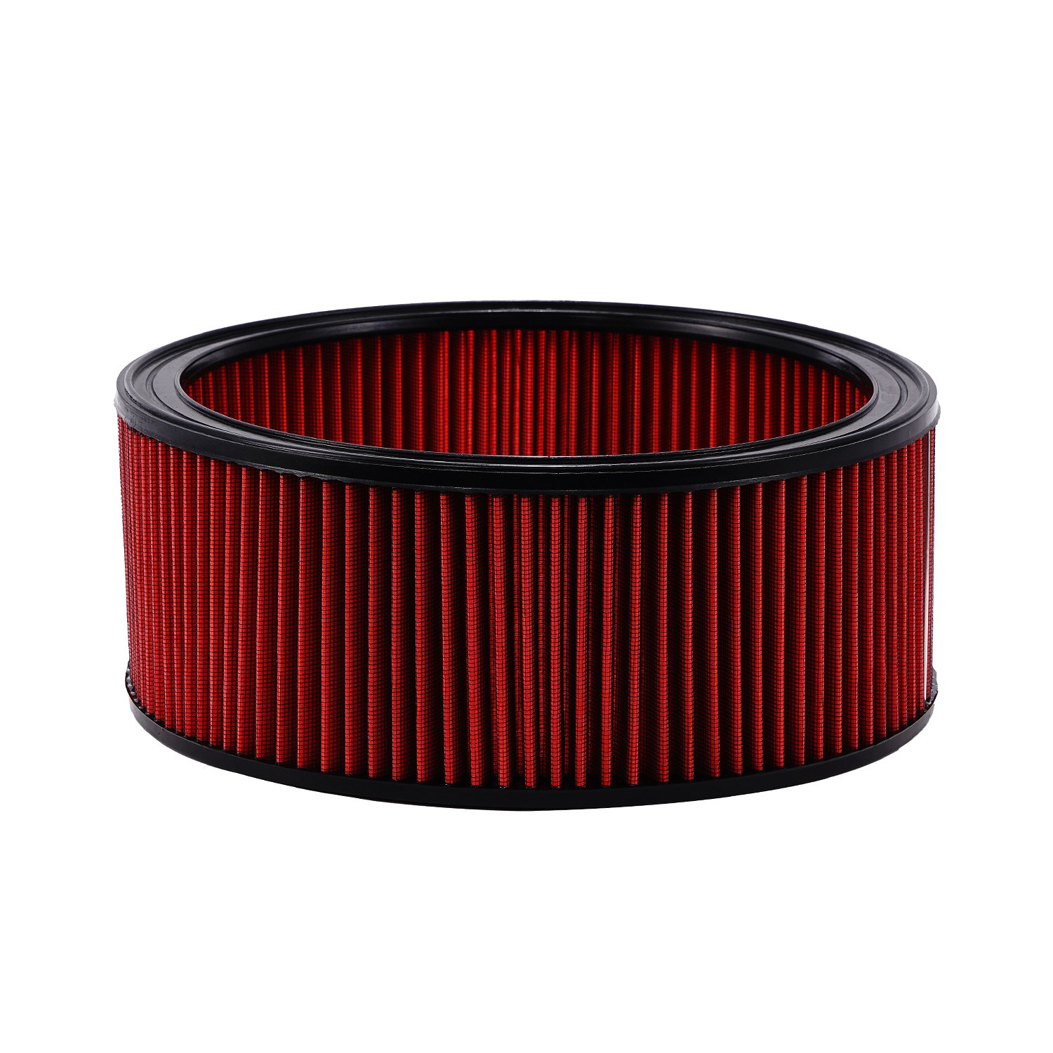 Performance Red High Flow Reusable Round Air Filter Element 14" X 5"