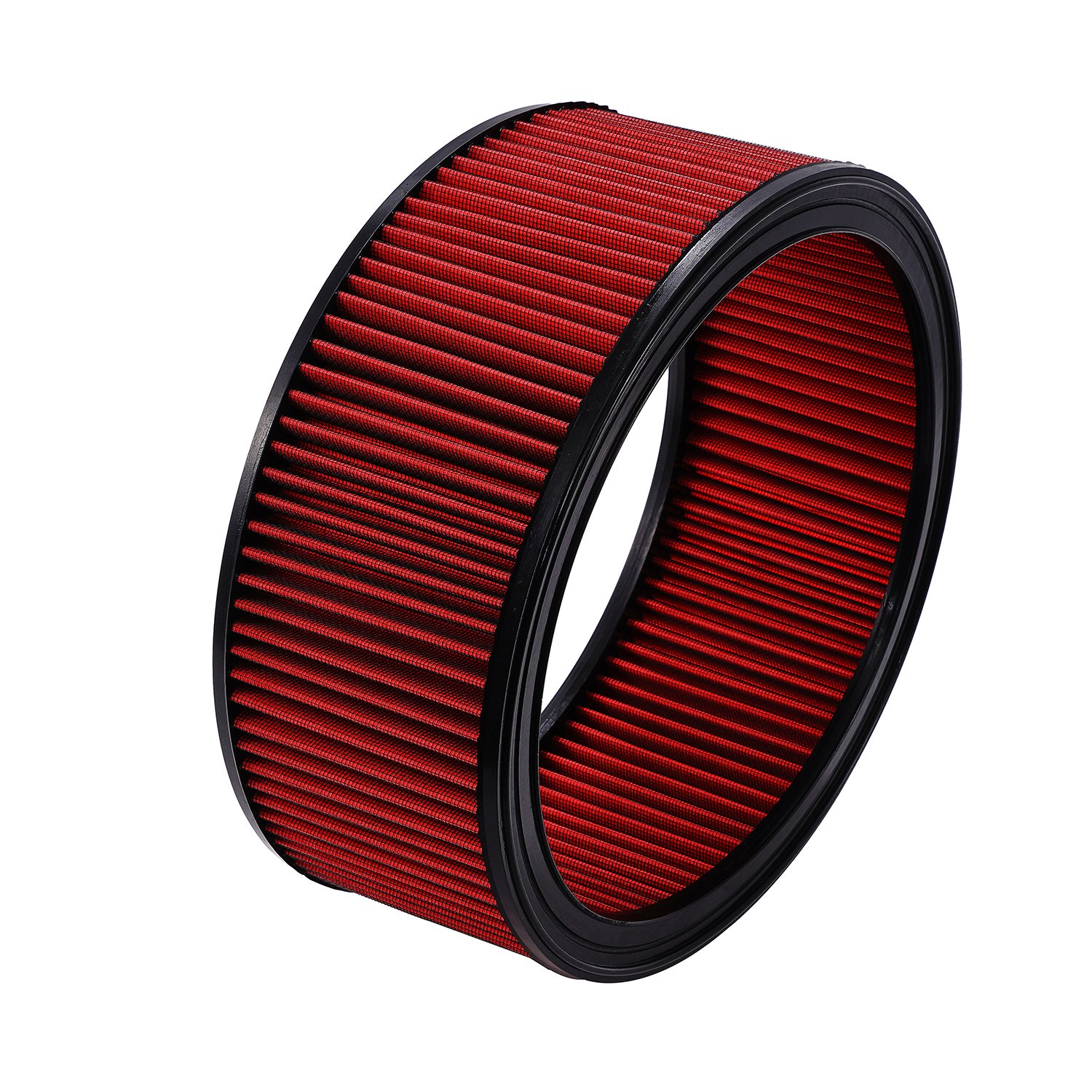 Performance Red High Flow Reusable Round Air Filter Element 14" X 5"