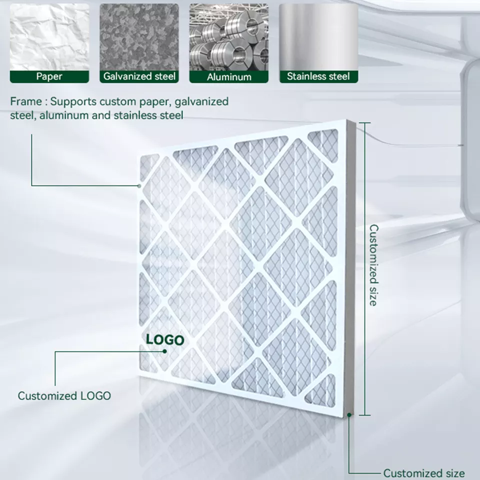 BEST Merv 8 13 Pleated Cardboard air Conditioner Nordic Pure Ac Hvac Heater Colorfill Frame 20X20X1pack Furnace Filter