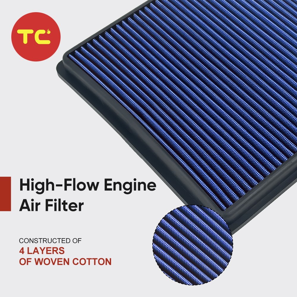 High Flow Engine Air Filter 33-2385 Fit for 2007-2021 Fords/Lincolns F150 Raptor Expedition Auto Parts FA1883 7C3Z9601A