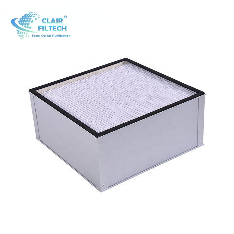 Hot Sale High Efficiency Synthetic Fiber Honeycomb Aluminum Deep Pleated Hepa H13 Air Filter