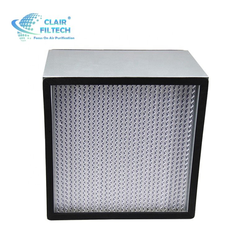 Hot Sale High Efficiency Synthetic Fiber Honeycomb Aluminum Deep Pleated Hepa H13 Air Filter