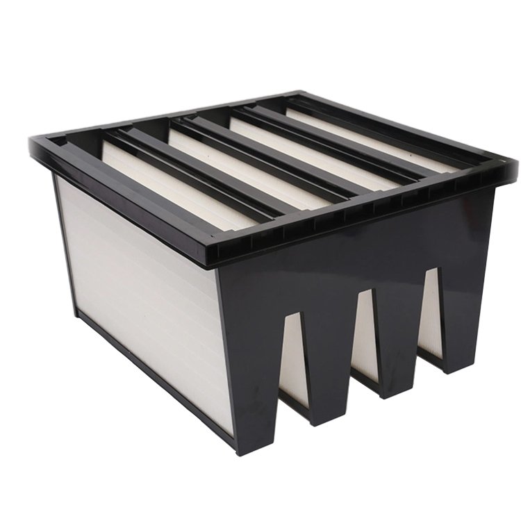 Hot Sale Good Price 4v V Bank Hepa Air Filter, 18x24x12", MiniHEPA-99.997%