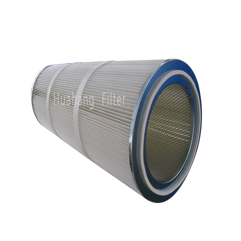 Industrial Powder Coating air Cartridge Filter Gas Turbine Air Intake Filter Cartridge For Dust Collection