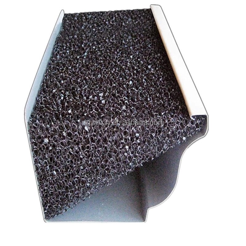 WOXIN Customize Polyurethane Roof Filter Foam for Gutter Anti-dust Roof Gutter Foam Sponge