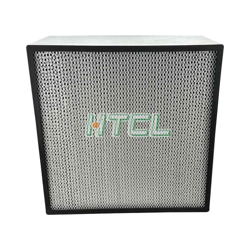 H13 H14 Aluminium Foil Deep Pleated Separator Laminar Flow Hood 24 X 24 Inch Hepa Filter