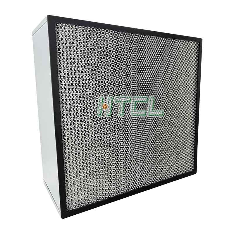 H13 H14 Aluminium Foil Deep Pleated Separator Laminar Flow Hood 24 X 24 Inch Hepa Filter