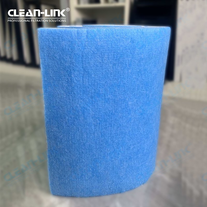 Factory Synthetic Polyester Ceiling Filter Cotton Fiberglass Floor Filter Media Roll for Spray Booth Air Exhaust Intake Filter