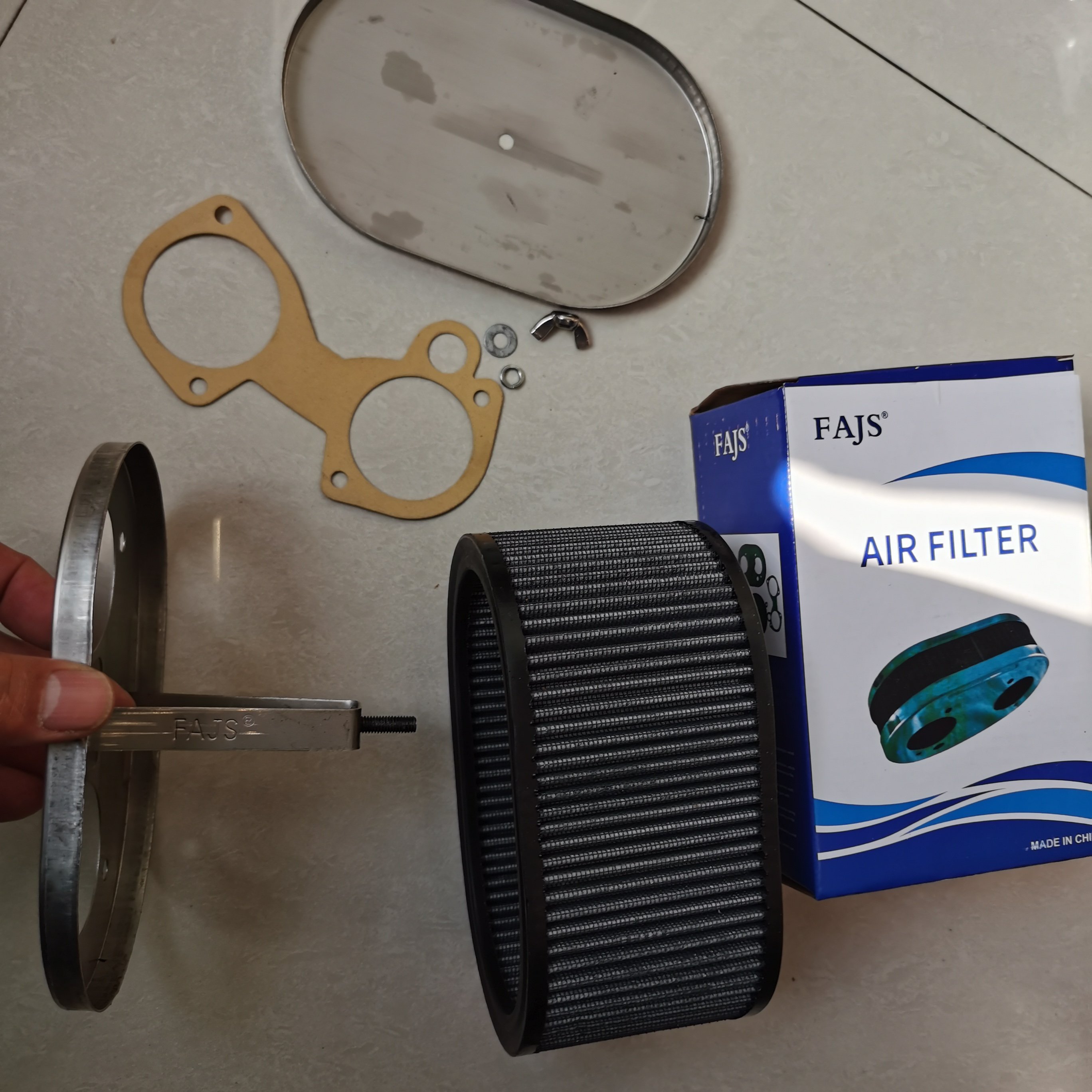 Air Filter for weber 40/45/48/50/55DCOE Carburetor K&N air Filter 56-9104 Height Is 100mm