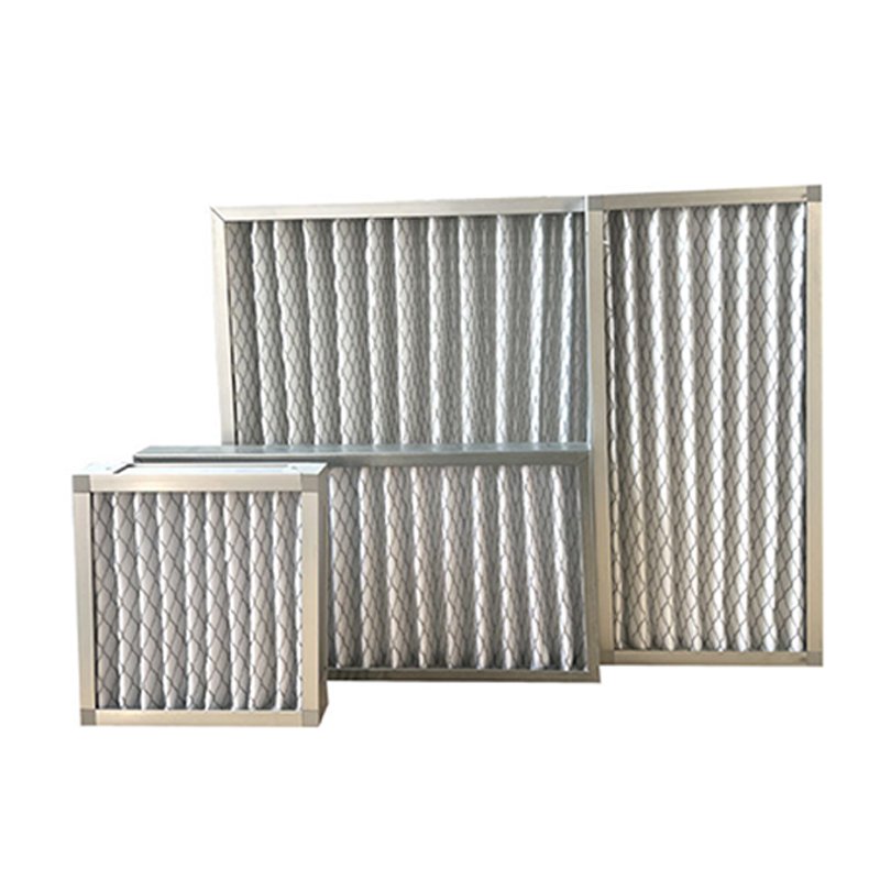 Customized H13 MERV 6 8 11 13 14 15 Pleated Hvac Air Filters Aluminium Frame Air Conditioner HVAC System Air Merv Filter