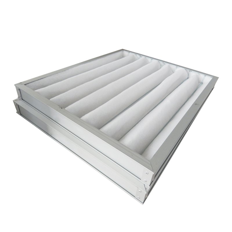 Customized H13 MERV 6 8 11 13 14 15 Pleated Hvac Air Filters Aluminium Frame Air Conditioner HVAC System Air Merv Filter
