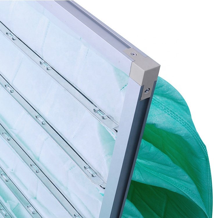 OEM Customize Golden Supplier Glass Fiber Filter Medium Pocket Filter F5 Synthetic Pocket HVAC Bag Air Filters