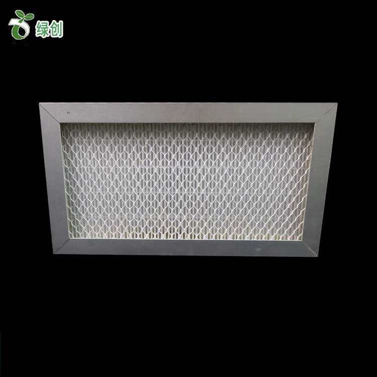 Wholesale air Filter Customized Workshop Industrial air Dust Plate Folded Painted Aluminum Mesh Filter Paper HEPA Filter