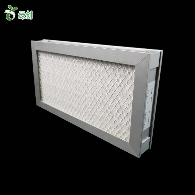 Wholesale air Filter Customized Workshop Industrial air Dust Plate Folded Painted Aluminum Mesh Filter Paper HEPA Filter