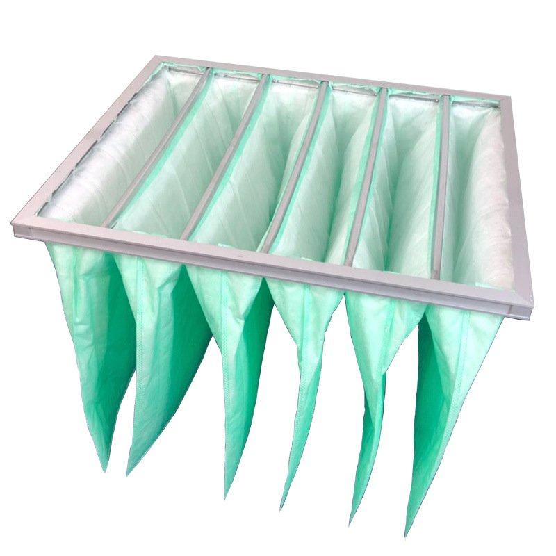 24x24x22" Merv11 MERV 13 MERV 14 HVAC Galvanization Frame Fiberglass/Synthetic Pocket Air Filter HVAC Bag Filters